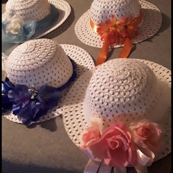 Homemade little girls Easter hats - Picture 5 of 6